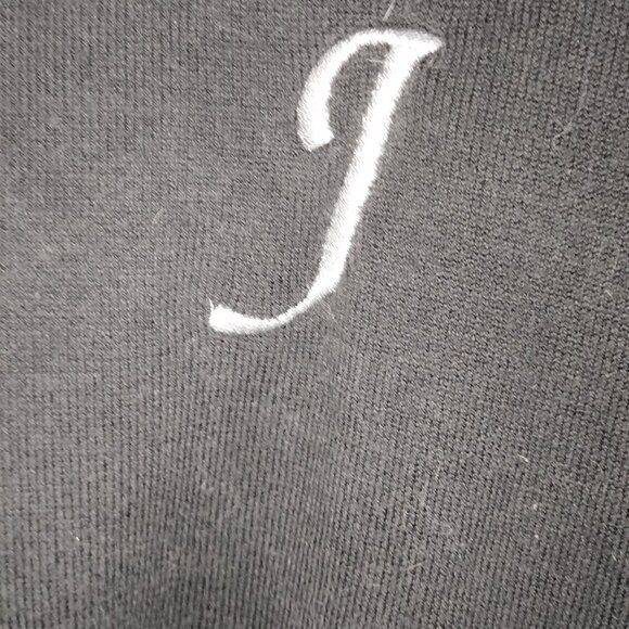 Thin black sweater, size XL, silver J, classic, 90s, retro - Picture 3 of 10